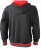 Hoodie mit Kontrastfarben JN 567