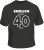 T-Shirt endlich an die 40 Party